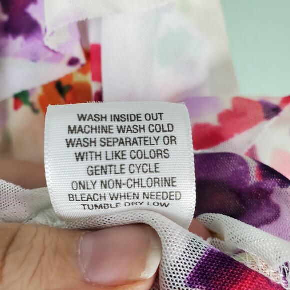 Relativity Tiered Floral Multi Color Flowy Tank Size Medium - Picture 6 of 6